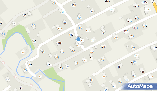 Iwonicz, Kmiecie, 81, mapa Iwonicz