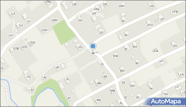 Iwonicz, Kmiecie, 96, mapa Iwonicz