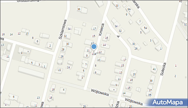 Jasin, Kmieca, 11a, mapa Jasin