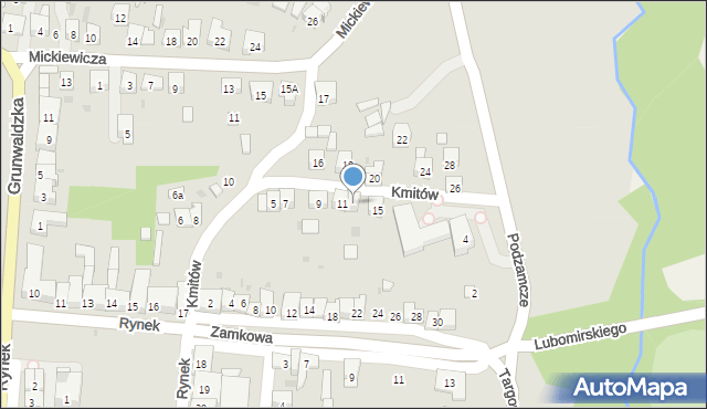 Nowy Wiśnicz, Kmitów, 13, mapa Nowy Wiśnicz