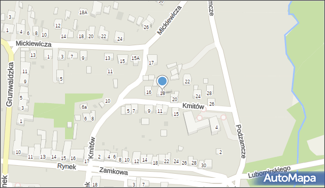 Nowy Wiśnicz, Kmitów, 18, mapa Nowy Wiśnicz