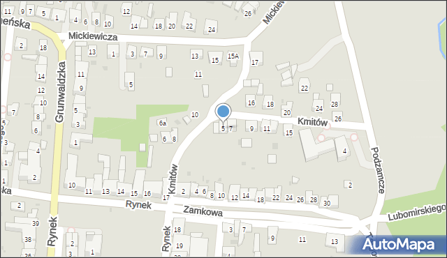 Nowy Wiśnicz, Kmitów, 5, mapa Nowy Wiśnicz