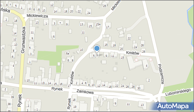 Nowy Wiśnicz, Kmitów, 7, mapa Nowy Wiśnicz