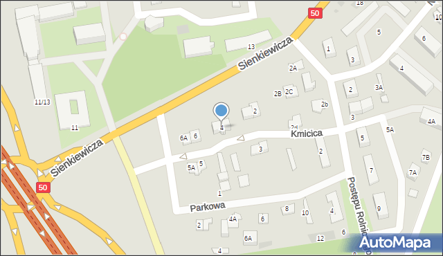 Płońsk, Kmicica Andrzeja, 4, mapa Płońsk