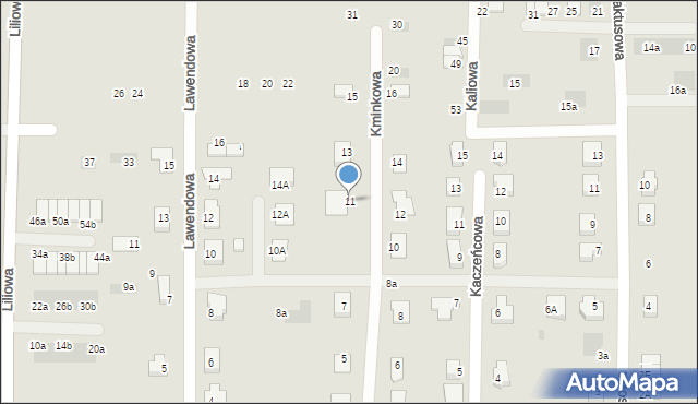 Polkowice, Kminkowa, 11, mapa Polkowice