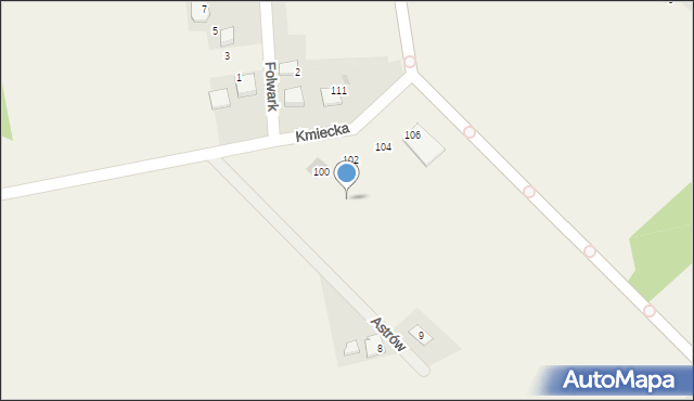 Poręba Wielka, Kmiecka, 100a, mapa Poręba Wielka