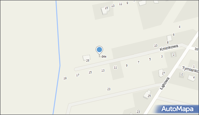 Skowarcz, Kminkowa, 24b, mapa Skowarcz