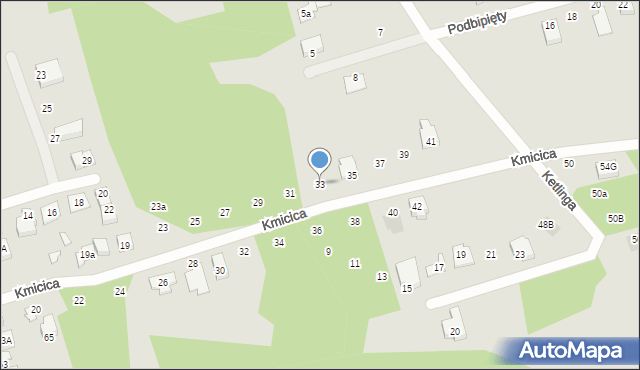 Wołomin, Kmicica Andrzeja, 33, mapa Wołomin