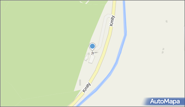 Zabierzów, Kmity, 26, mapa Zabierzów