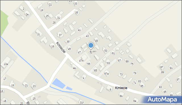 Żołynia, Kmiecie, 51, mapa Żołynia