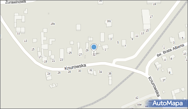 Gliwice, Knurowska, 31, mapa Gliwic