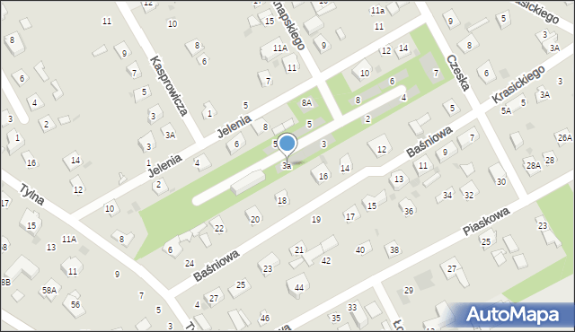 Grodzisk Mazowiecki, Knapskiego G., 3a, mapa Grodzisk Mazowiecki