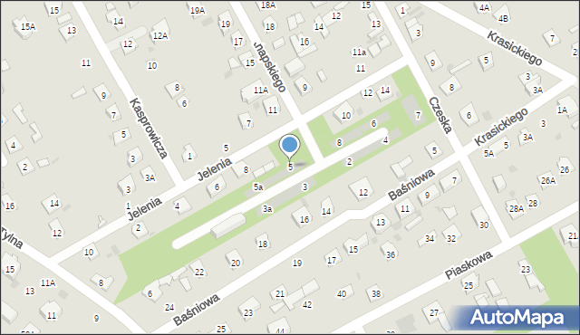 Grodzisk Mazowiecki, Knapskiego G., 5, mapa Grodzisk Mazowiecki