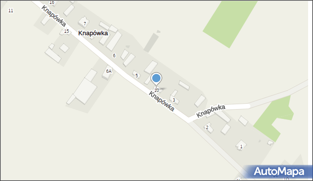 Knapówka, Knapówka, 10, mapa Knapówka