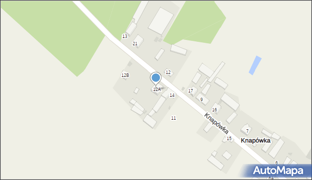 Knapówka, Knapówka, 12A, mapa Knapówka