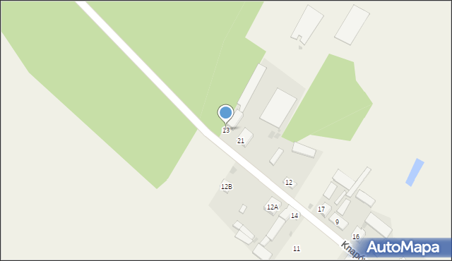 Knapówka, Knapówka, 13, mapa Knapówka