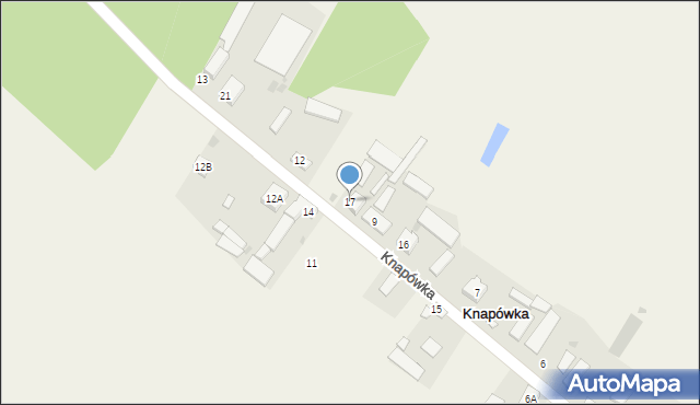Knapówka, Knapówka, 17, mapa Knapówka