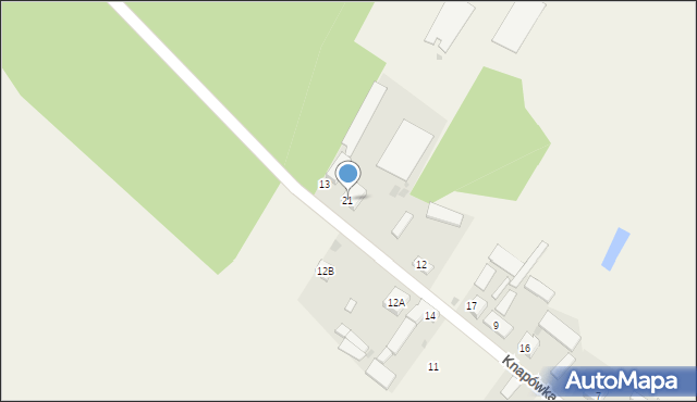 Knapówka, Knapówka, 21, mapa Knapówka