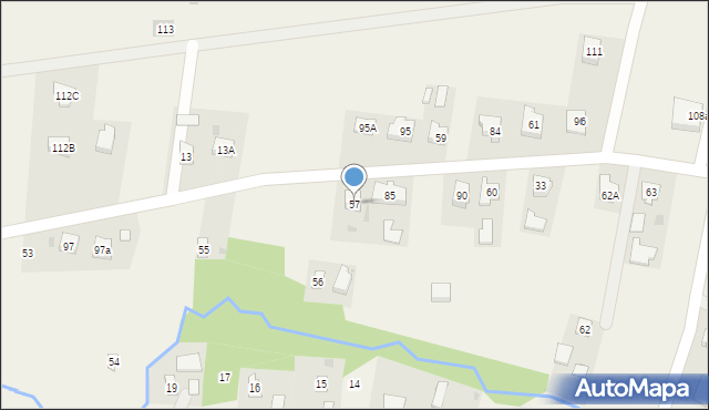 Kniażyce, Kniażyce, 57, mapa Kniażyce