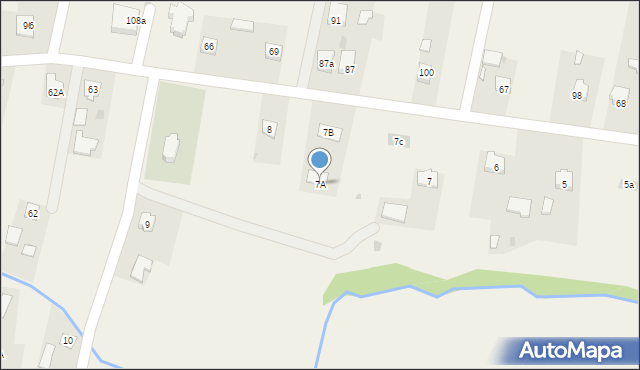 Kniażyce, Kniażyce, 7A, mapa Kniażyce