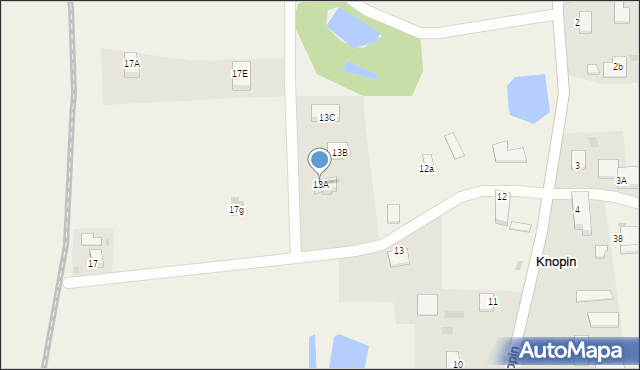 Knopin, Knopin, 13A, mapa Knopin