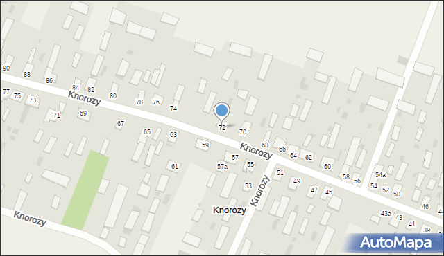 Knorozy, Knorozy, 72, mapa Knorozy