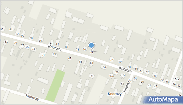 Knorozy, Knorozy, 74, mapa Knorozy