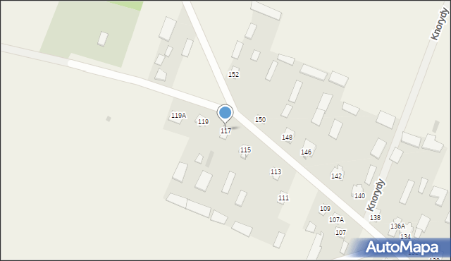 Knorydy, Knorydy, 117, mapa Knorydy