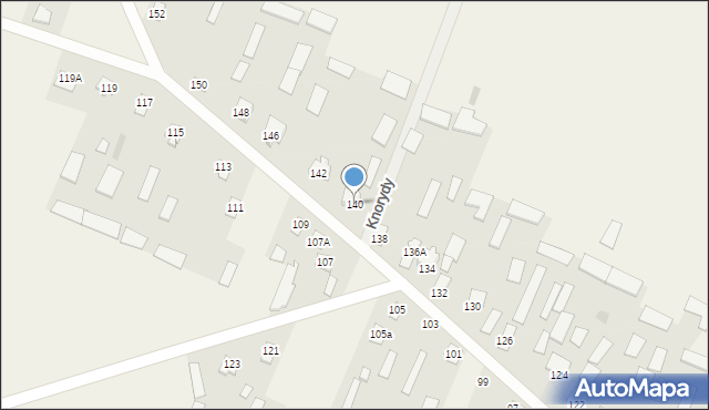 Knorydy, Knorydy, 140, mapa Knorydy