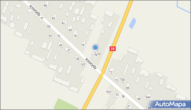 Knorydy, Knorydy, 74, mapa Knorydy