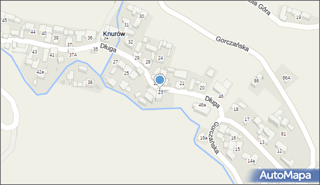 Knurów, Knurów, 23, mapa Knurów