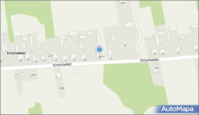 Knurowiec, Knurowiec, 18, mapa Knurowiec