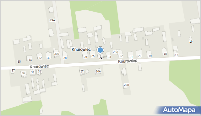 Knurowiec, Knurowiec, 24, mapa Knurowiec