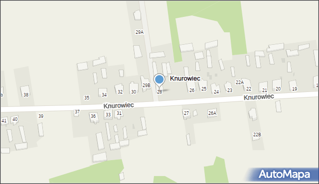 Knurowiec, Knurowiec, 28, mapa Knurowiec