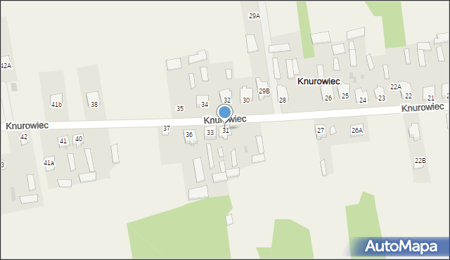 Knurowiec, Knurowiec, 31, mapa Knurowiec