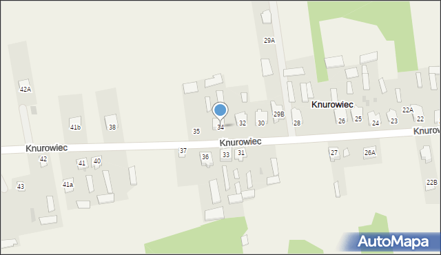 Knurowiec, Knurowiec, 34, mapa Knurowiec