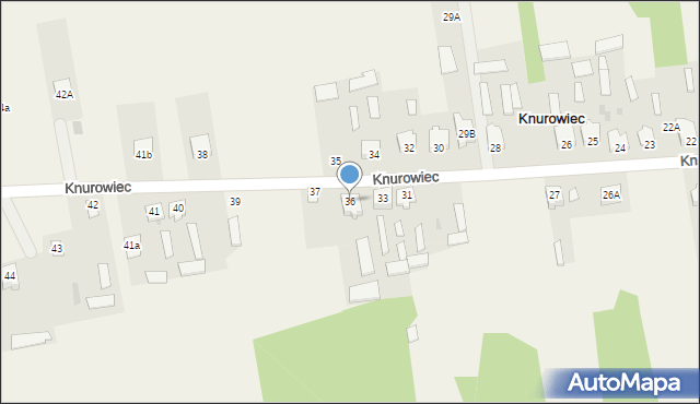 Knurowiec, Knurowiec, 36, mapa Knurowiec