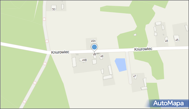 Knurowiec, Knurowiec, 49, mapa Knurowiec