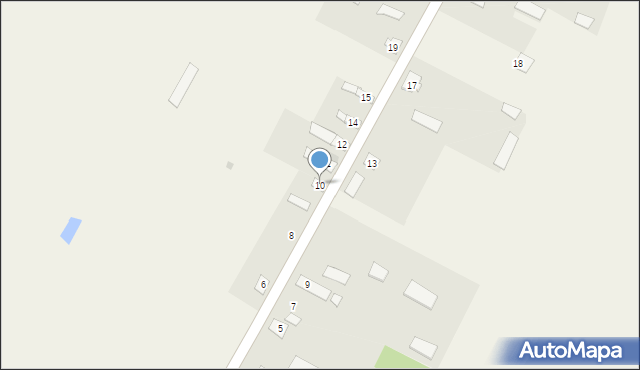 Knyszewicze, Knyszewicze, 10, mapa Knyszewicze