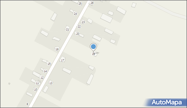 Knyszewicze, Knyszewicze, 18, mapa Knyszewicze