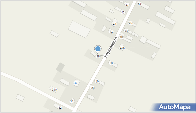 Knyszewicze, Knyszewicze, 39, mapa Knyszewicze