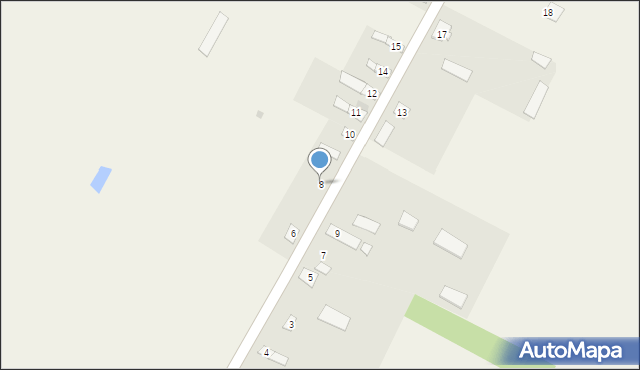 Knyszewicze, Knyszewicze, 8, mapa Knyszewicze