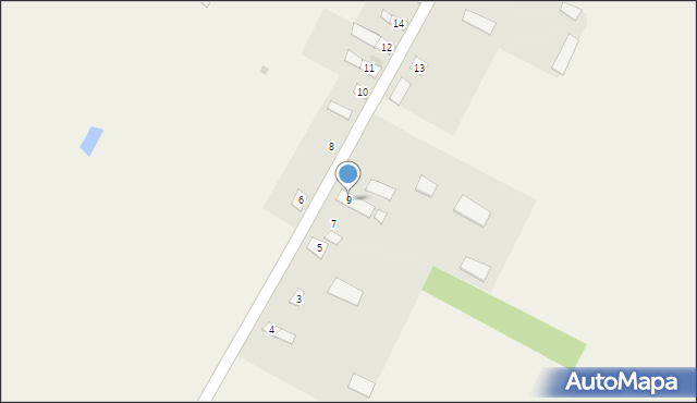 Knyszewicze, Knyszewicze, 9, mapa Knyszewicze