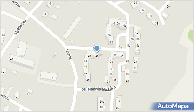 Nowe, Kniatek, 4a, mapa Nowe