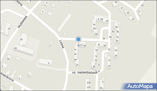 Nowe, Kniatek, 4b, mapa Nowe