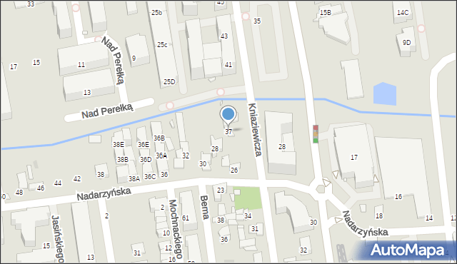 Piaseczno, Kniaziewicza, 37, mapa Piaseczno