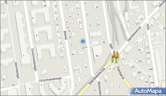 Piaseczno, Kniaziewicza, 3A, mapa Piaseczno