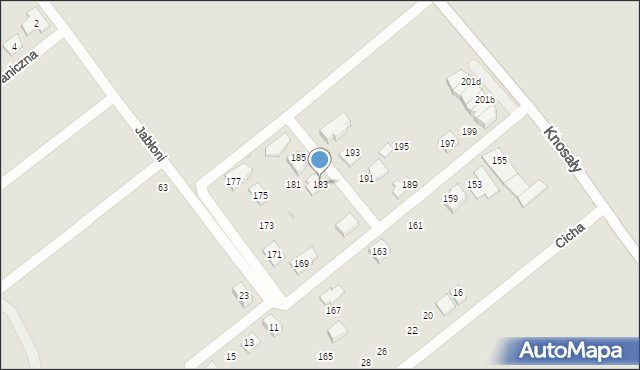 Radzionków, Knosały Józefa, ks. dr., 183, mapa Radzionków