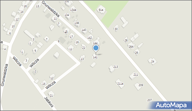 Radzionków, Knosały Józefa, ks. dr., 215, mapa Radzionków