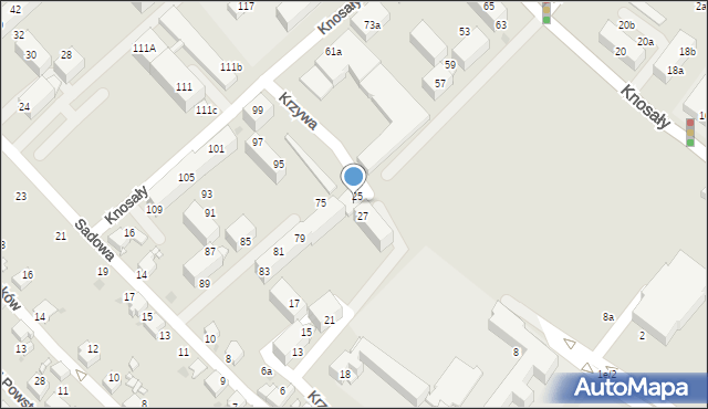 Radzionków, Knosały Józefa, ks. dr., 75a, mapa Radzionków